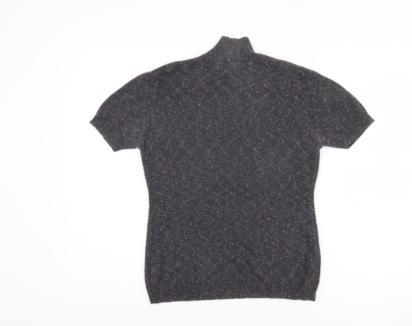 Womens UK Size M Planet Grey Pullover Jumper