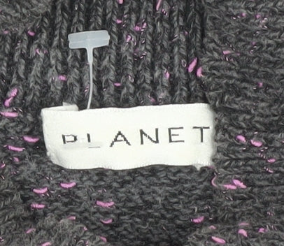 Womens UK Size M Planet Grey Pullover Jumper