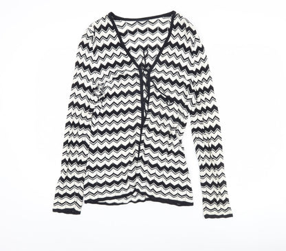 Womens UK Size 12 Basler White Cardigan Jumper