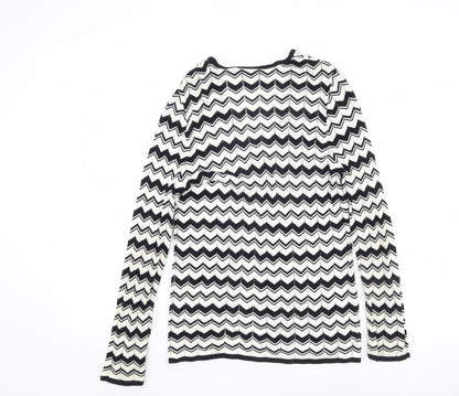 Womens UK Size 12 Basler White Cardigan Jumper