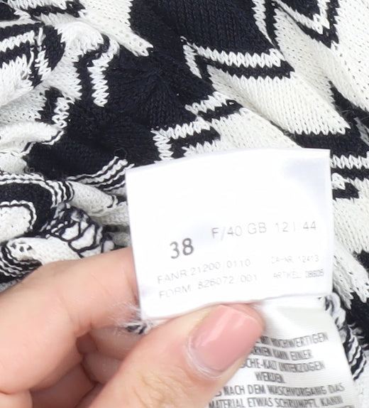 Womens UK Size 12 Basler White Cardigan Jumper