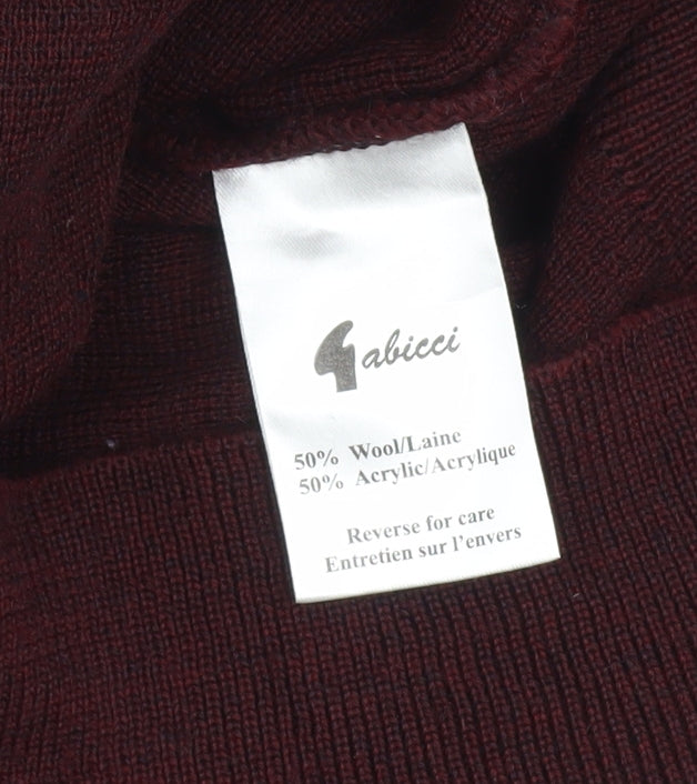 Gabicci Men's Red 2XL Pullover Jumper