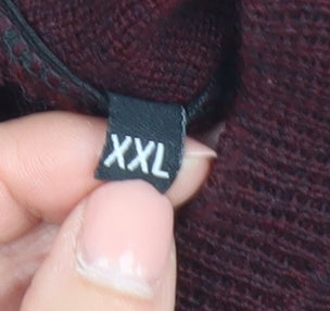 Gabicci Men's Red 2XL Pullover Jumper