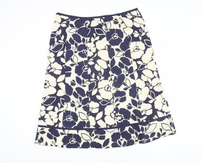 Marks and Spencer Women's A-Line Silk Skirt, Size 14