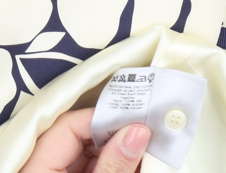 Marks and Spencer Women's A-Line Silk Skirt, Size 14