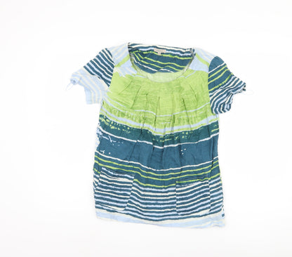 Womens UK Size XS KEW Multicoloured Tunic Blouse