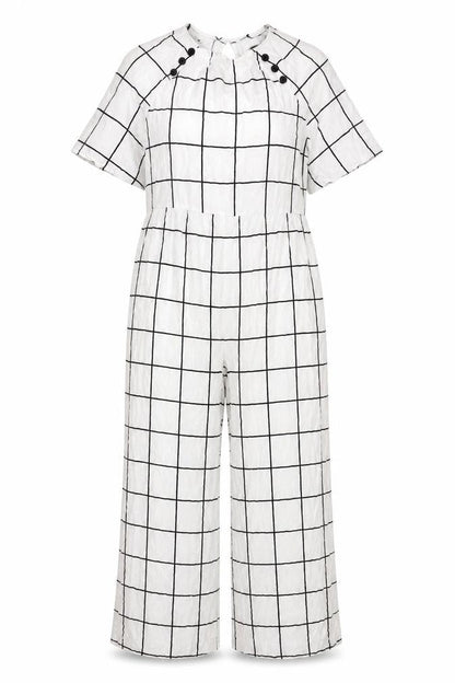Womens UK Size 12 ASOS DESIGN One-Piece White Jumpsuit