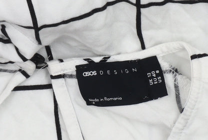 Womens UK Size 12 ASOS DESIGN One-Piece White Jumpsuit