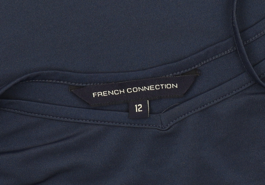 Womens UK Size 12 French Connection Blue Camisole Tank
