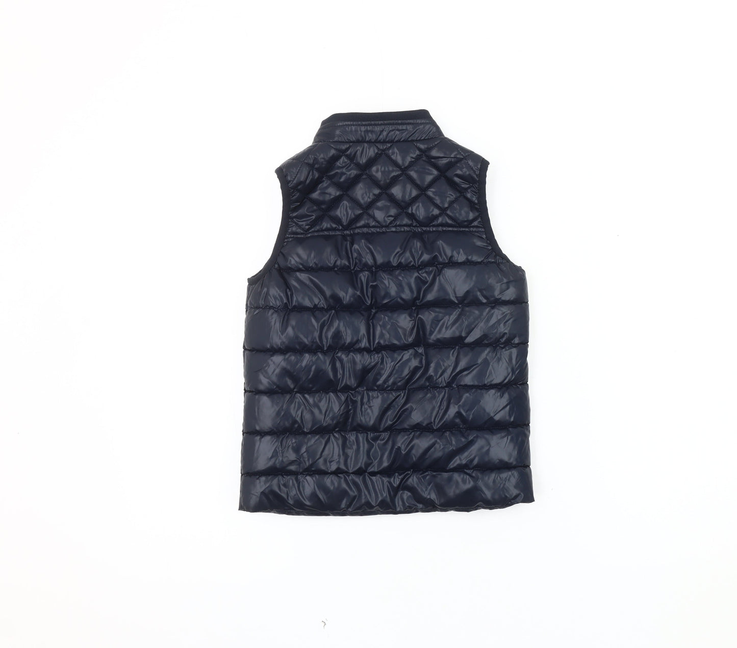 Next Boys Blue Puffer Jacket 4-5 Years - Quilted Sleeveless