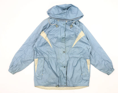 Arctic Storm Men's Blue Anorak Jacket L Hooded