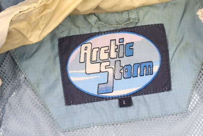 Arctic Storm Men's Blue Anorak Jacket L Hooded