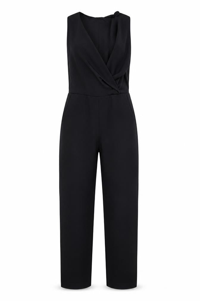Womens UK Size 10 PRETTYLITTLETHING One-Piece Black Jumpsuit