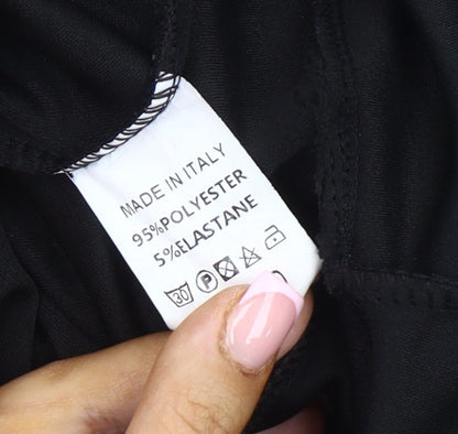 PrettyLittleThing Women's Black Jumpsuit Size 10 Party Wear