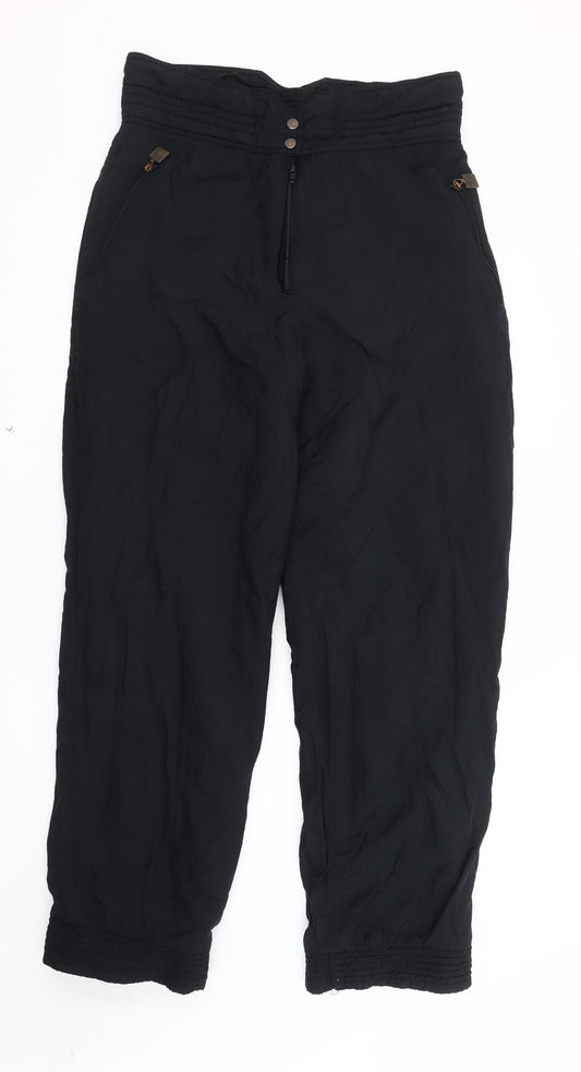 Rodeo Men's Black Nylon Trousers Size 16