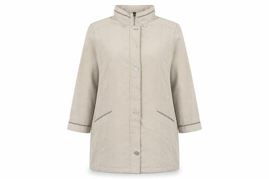 Womens UK Size XL Bonmarché Beige Overcoat