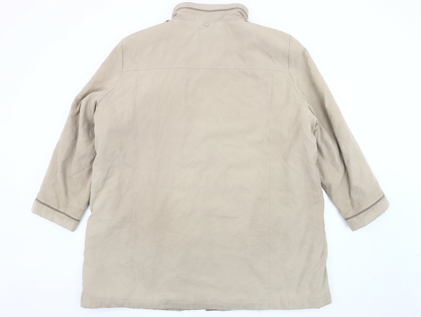 Womens UK Size XL Bonmarché Beige Overcoat