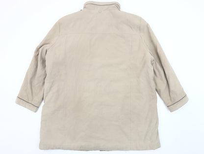 Womens UK Size XL Bonmarché Beige Overcoat