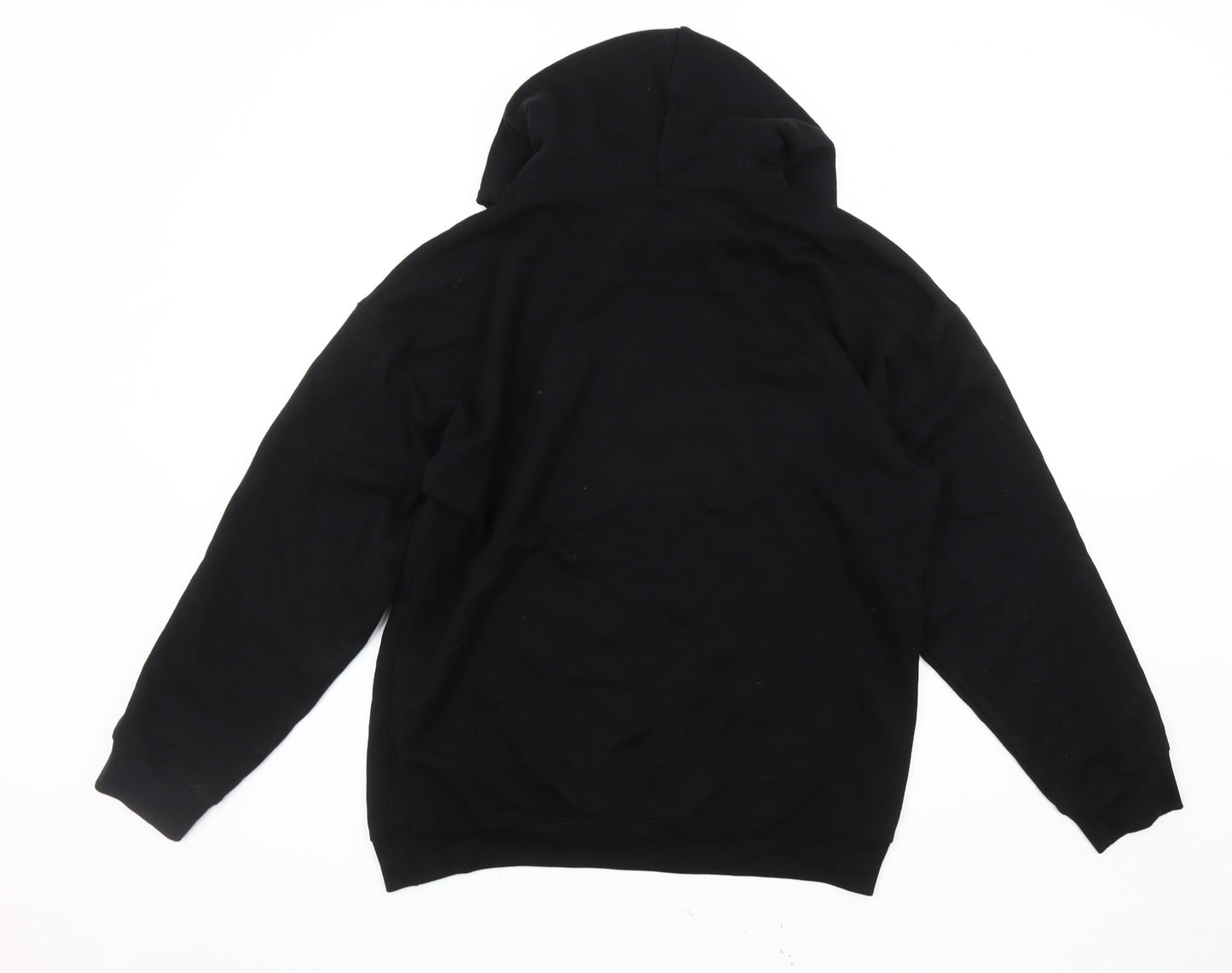 Boohoo Unisex Black Skeleton Graphic Pullover Hoodie S