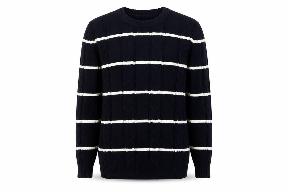 Mens UK Size L Marks and Spencer Blue Pullover Jumper