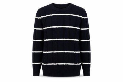 Mens UK Size L Marks and Spencer Blue Pullover Jumper