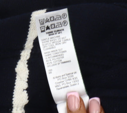 Marks and Spencer Men's Blue L Pullover Jumper