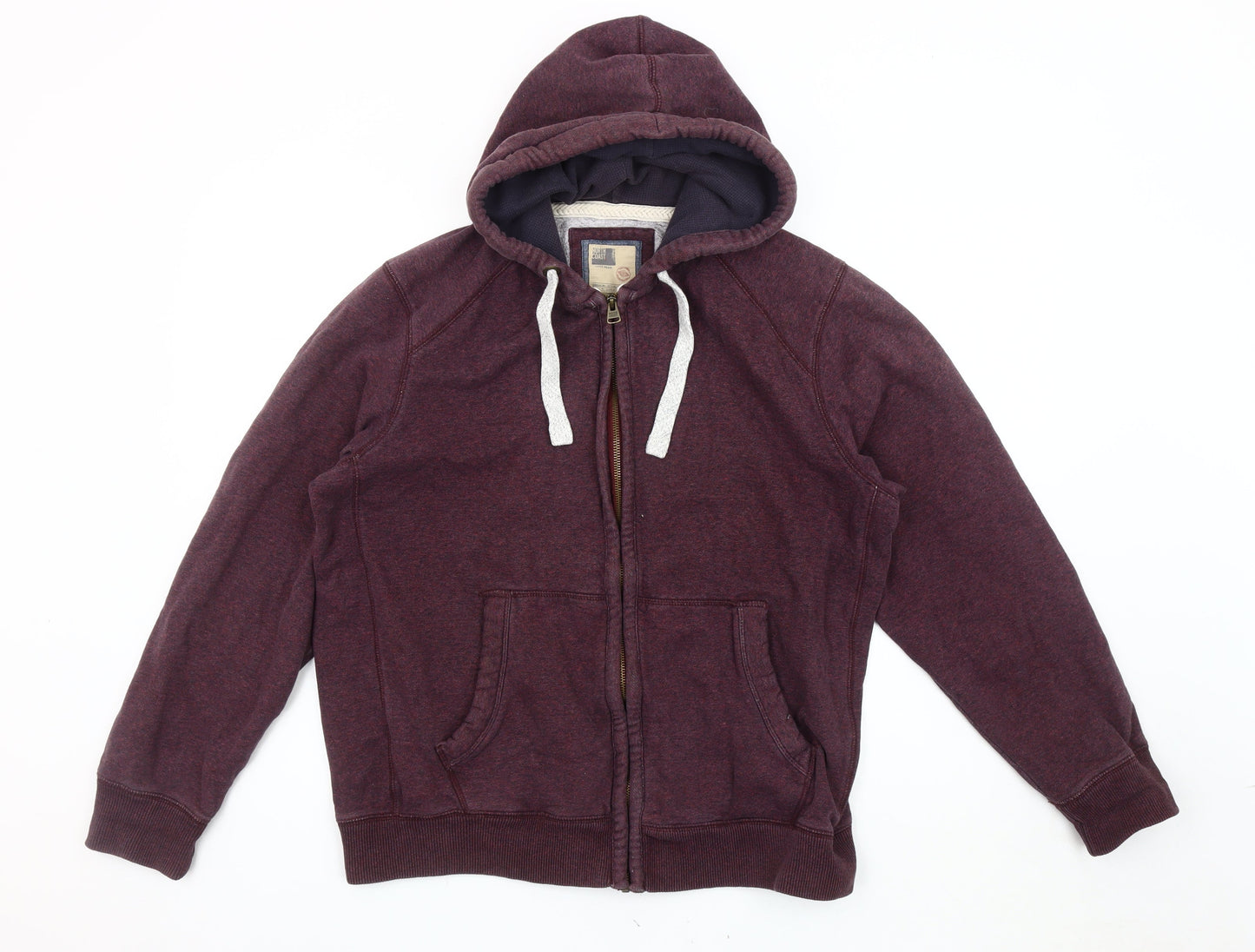 Mens UK Size L Marks and Spencer Burgundy Hooded