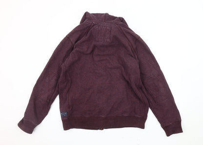 Mens UK Size L Marks and Spencer Burgundy Hooded