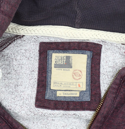 Mens UK Size L Marks and Spencer Burgundy Hooded