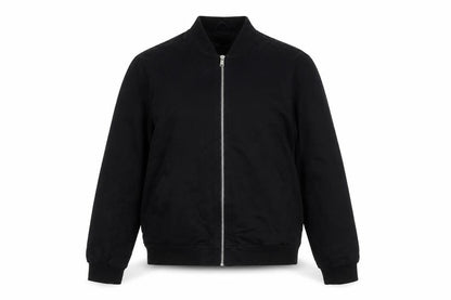 Unisex Adults UK Size S ASOS DESIGN Black Bomber Jacket