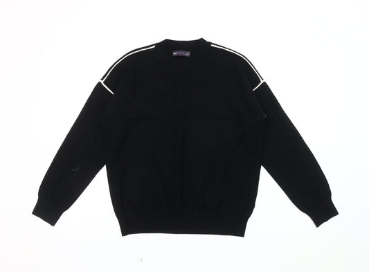 Womens UK Size M Marks and Spencer Black Pullover Jumper