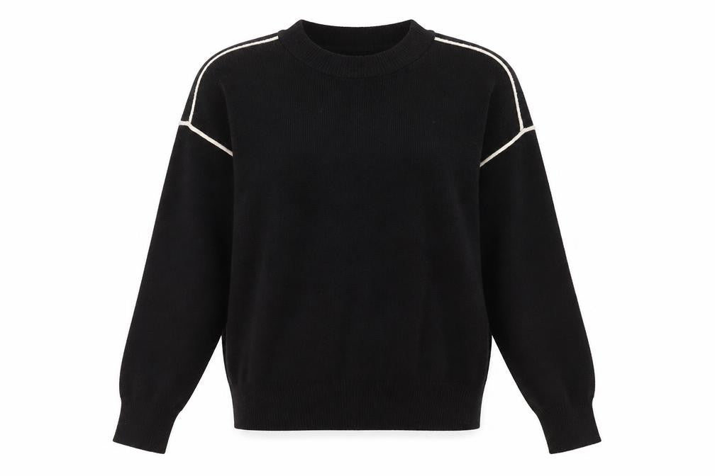Womens UK Size M Marks and Spencer Black Pullover Jumper