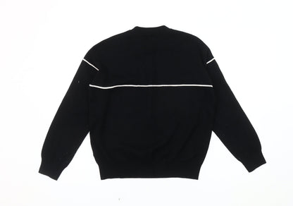 Womens UK Size M Marks and Spencer Black Pullover Jumper