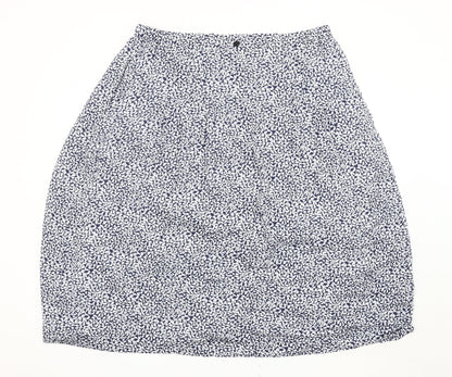 Cotswold Collections Women's Blue Midi Floral Skirt, Size 14
