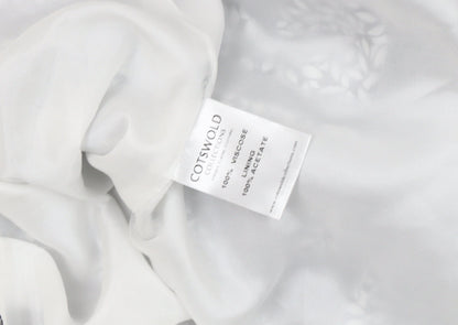 Cotswold Collections Women's Blue Midi Floral Skirt, Size 14