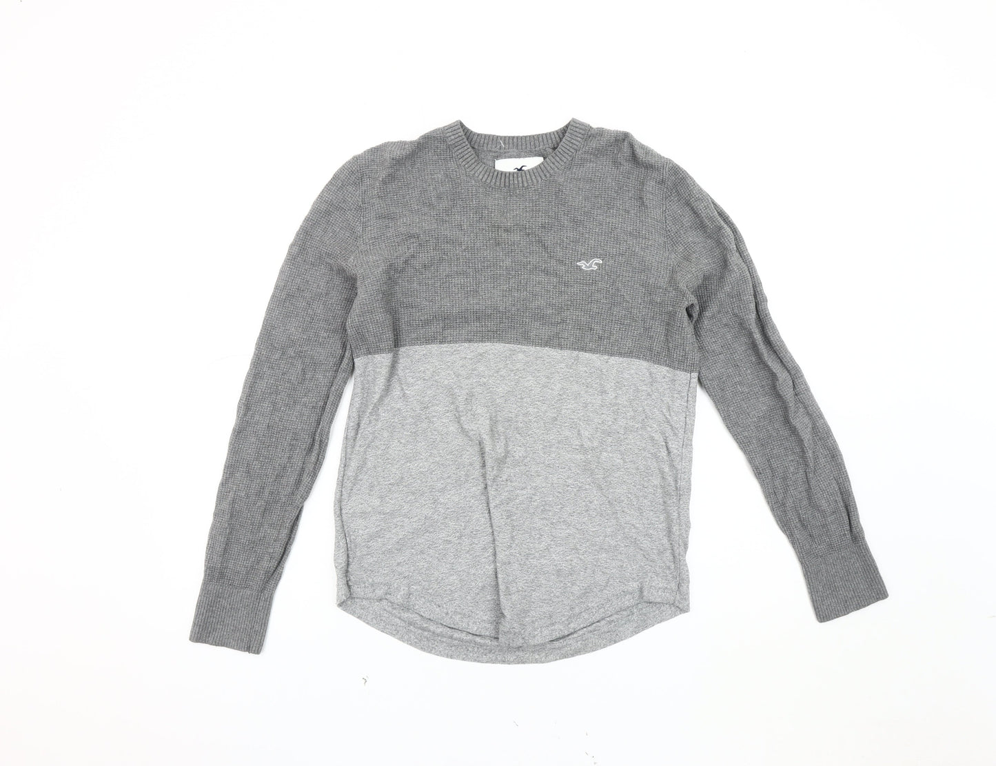 Hollister Men's Grey XS Pullover Jumper Crew Neck
