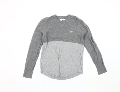 Hollister Men's Grey XS Pullover Jumper Crew Neck