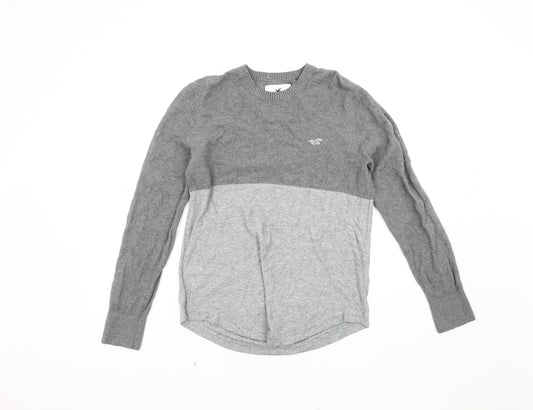 Hollister Men's Grey XS Pullover Jumper Crew Neck