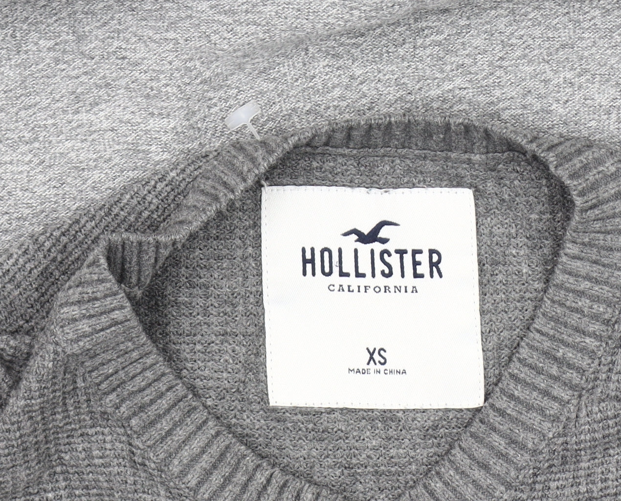 Hollister Men's Grey XS Pullover Jumper Crew Neck