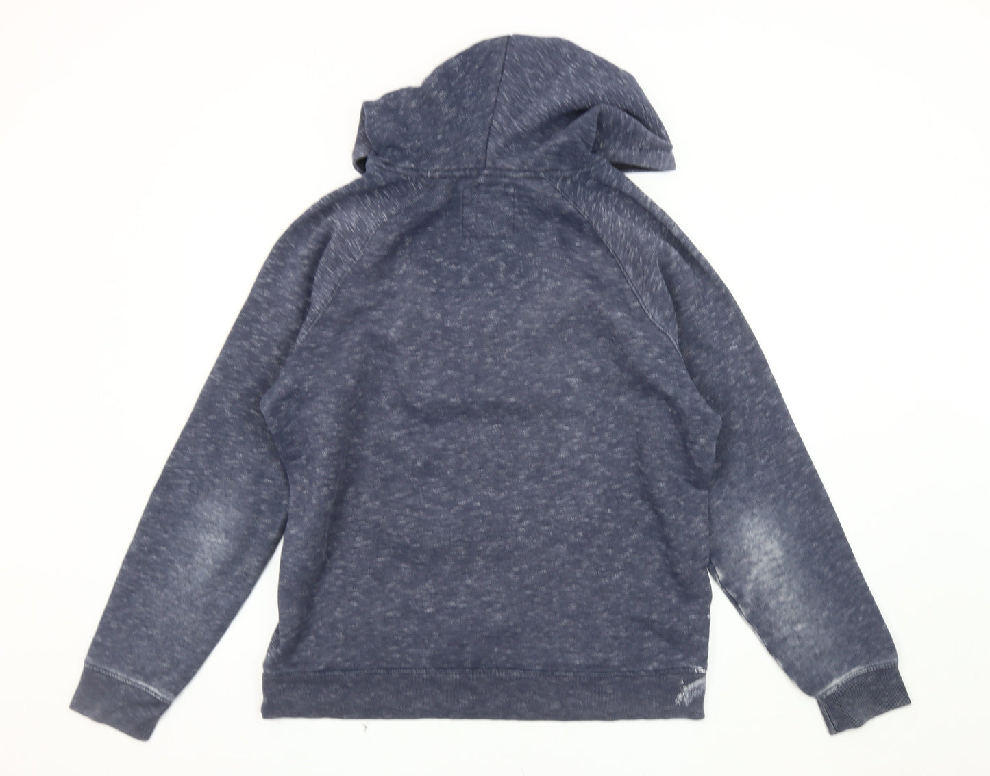Mens UK Size L Hollister Blue Pullover Hoodie