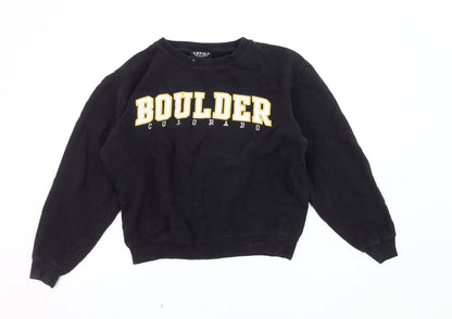 Vail Resort Wear Unisex Black Sweatshirt M