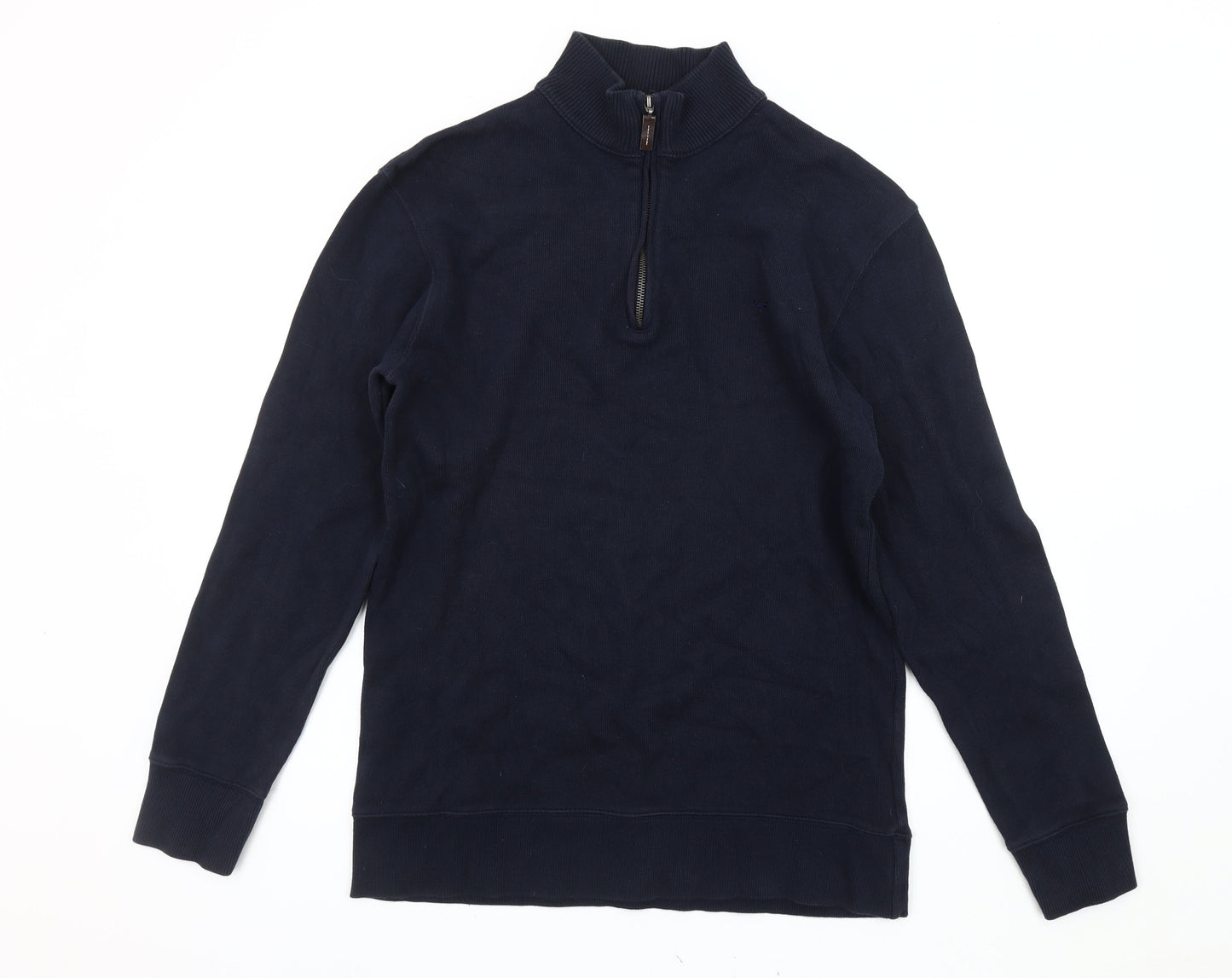 Wolsey Men's Blue 1/4 Zip Sweatshirt - Medium