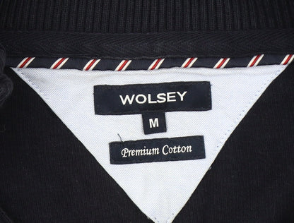 Wolsey Men's Blue 1/4 Zip Sweatshirt - Medium