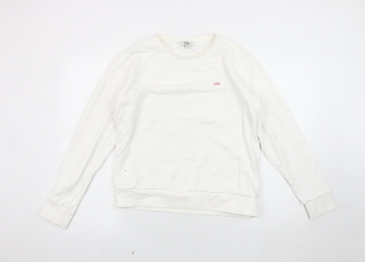 Lee Women's Ivory Sweatshirt M Regular Fit