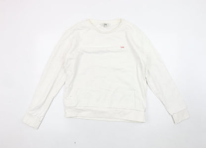 Lee Women's Ivory Sweatshirt M Regular Fit