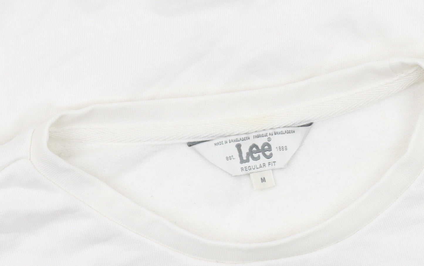 Lee Women's Ivory Sweatshirt M Regular Fit