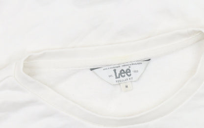 Lee Women's Ivory Sweatshirt M Regular Fit