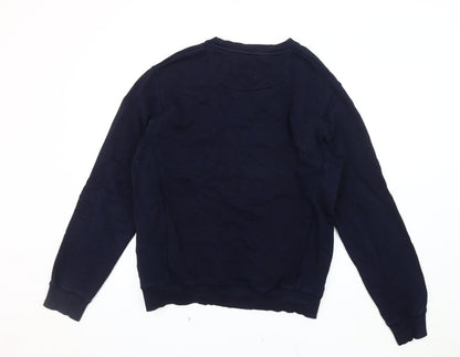 Arrow Men's Blue Graphic Pullover Sweatshirt L