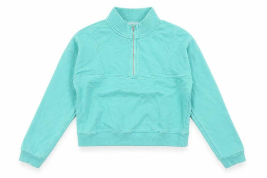 Marks and Spencer Girls Blue 16Y Full Zip Hoodie 1/4 Zip Casual