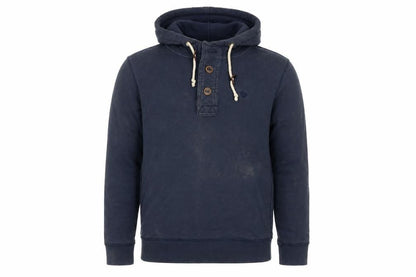 FatFace Men's Blue Medium Henley Hoodie